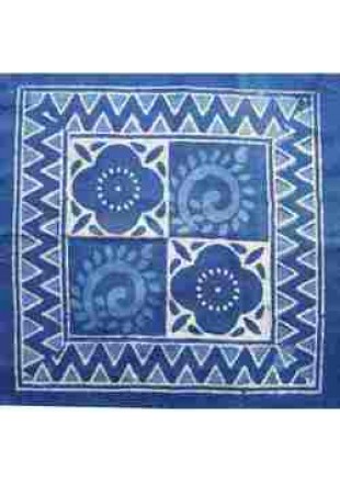 Indigo Hand Block Print Design Fabric